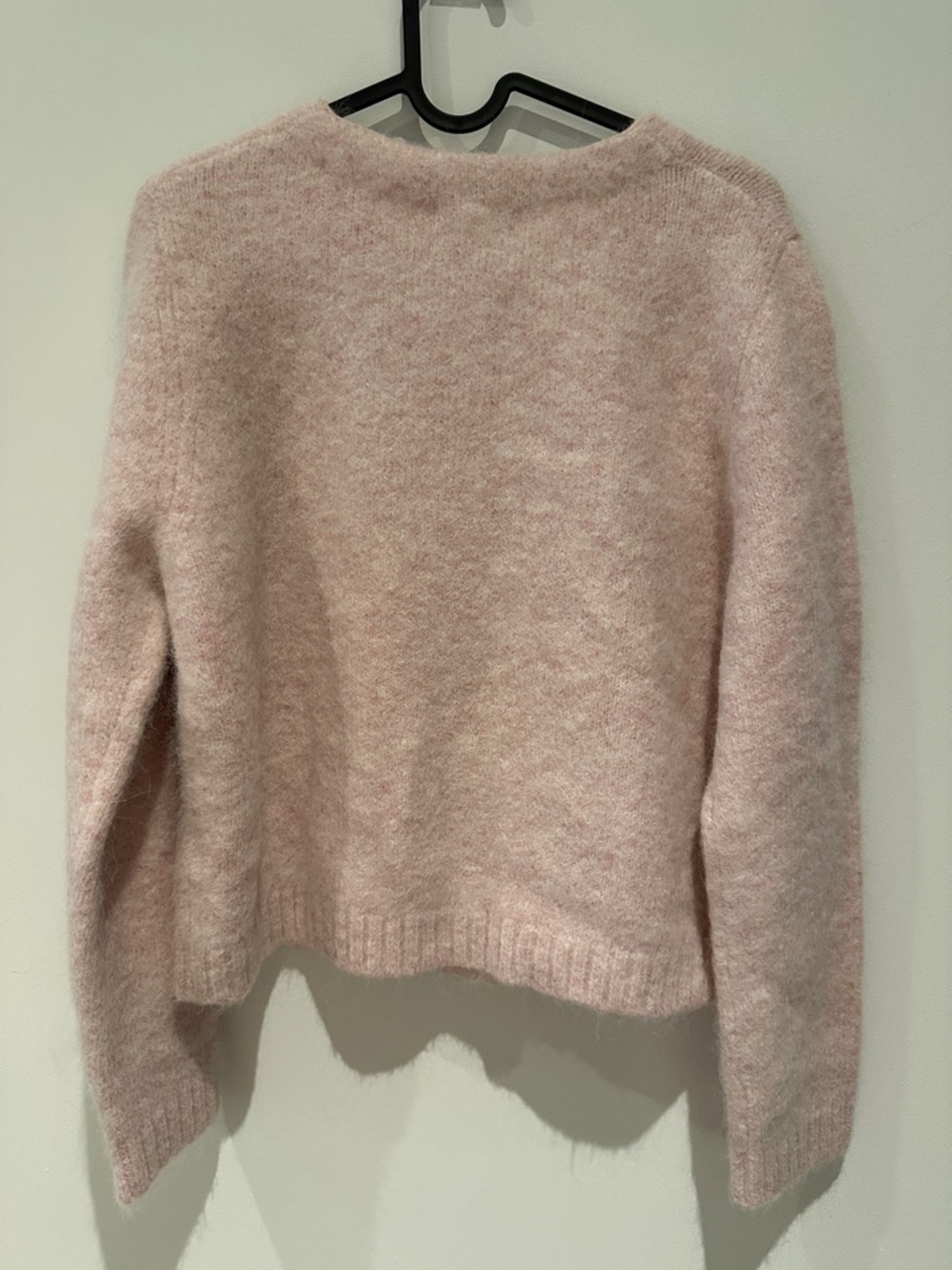 NWOT - Selfwho Alpaca Blend Cropped Cardigan Sweater - Picture 7 of 11